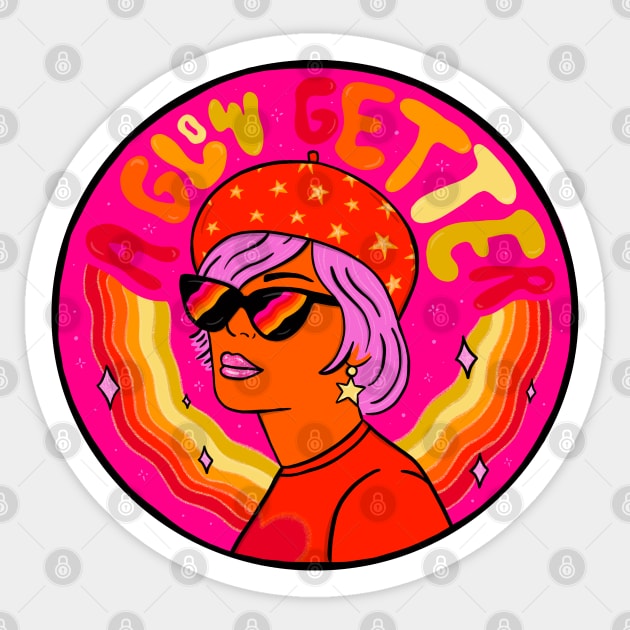 Glow Getter Sticker by Doodle by Meg